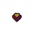 Macon & Lesquoy - Hand embroidered brooch - Mini Family Hearts