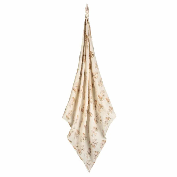 Milkbarn Organic Bamboo Swaddle | Tutu Elephant