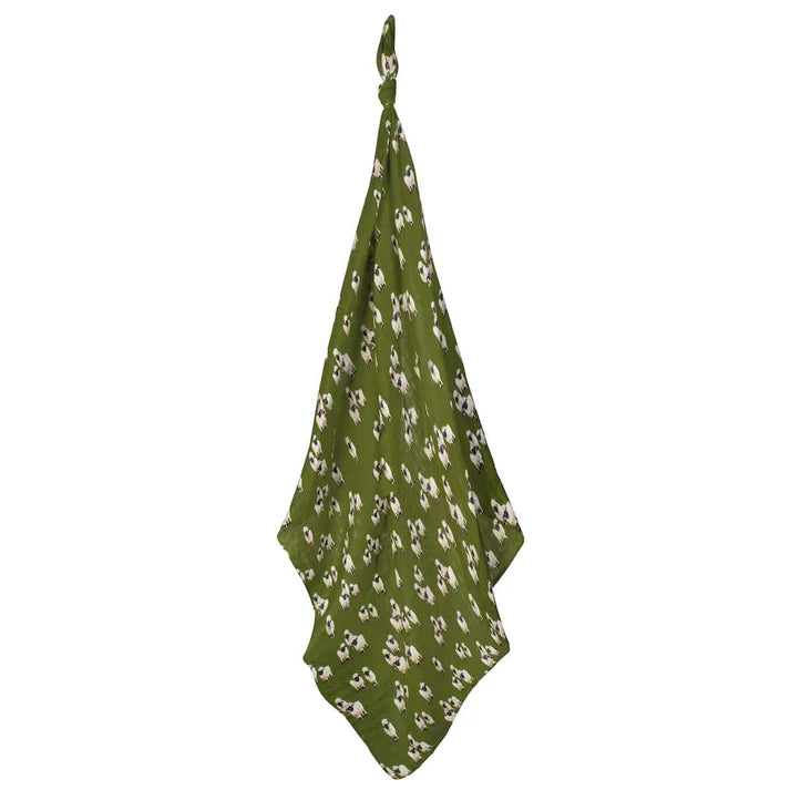 Milkbarn Bamboo Muslin Swaddle | Valais Sheep