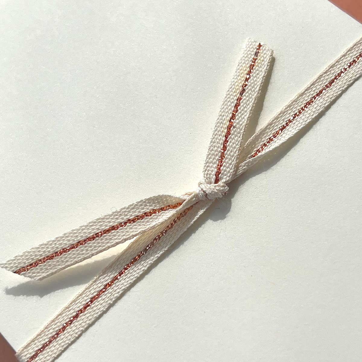 Wms&Co. Ivory Jotter Notebooks with Rose Gold Edging (Set of Two)