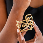 Capucine De Wulf Monique Compass Cuff - Gold