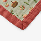 Milkbarn Bamboo Mini Lovey Security Blanket | Apple Orchard