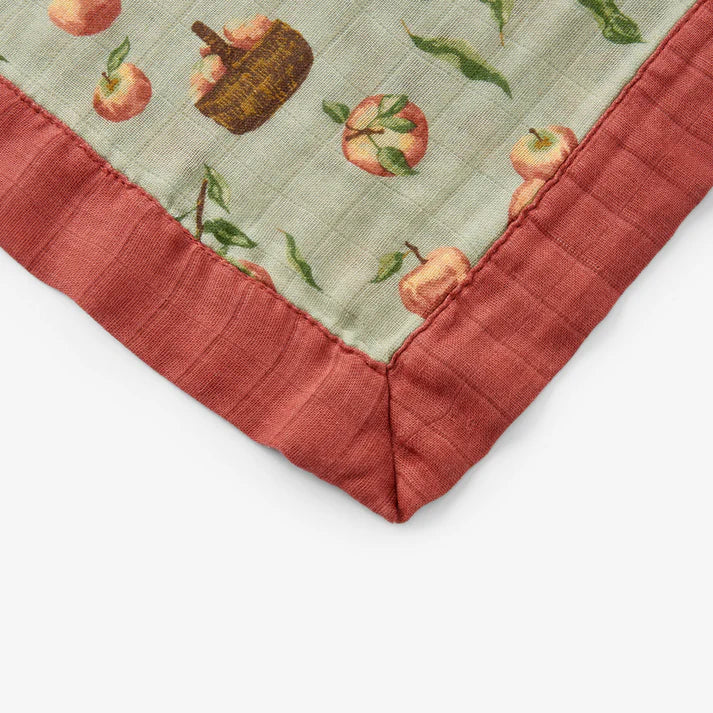 Milkbarn Bamboo Mini Lovey Security Blanket | Apple Orchard