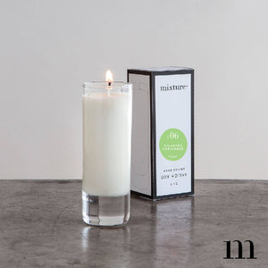 No. 58 Whiskey & Wood - Clear Glass Votive Candle