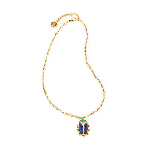 Capucine De Wulf Scarab Charm Necklace
