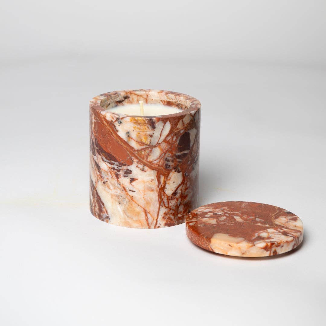Poured New York - BRICK MARBLE CANDLE: Cottage Proper