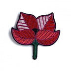 Macon & Lesquoy - Hand embroidered brooch - Poppy