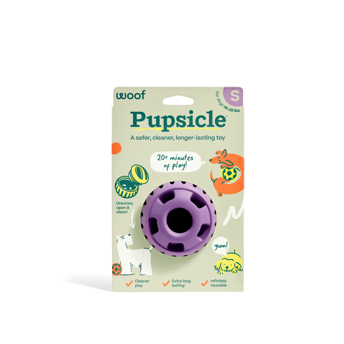 Woof - The Pupsicle - Lavender: Large