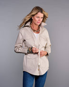 Claridge + King - The Four Pocket Jacket in Stone