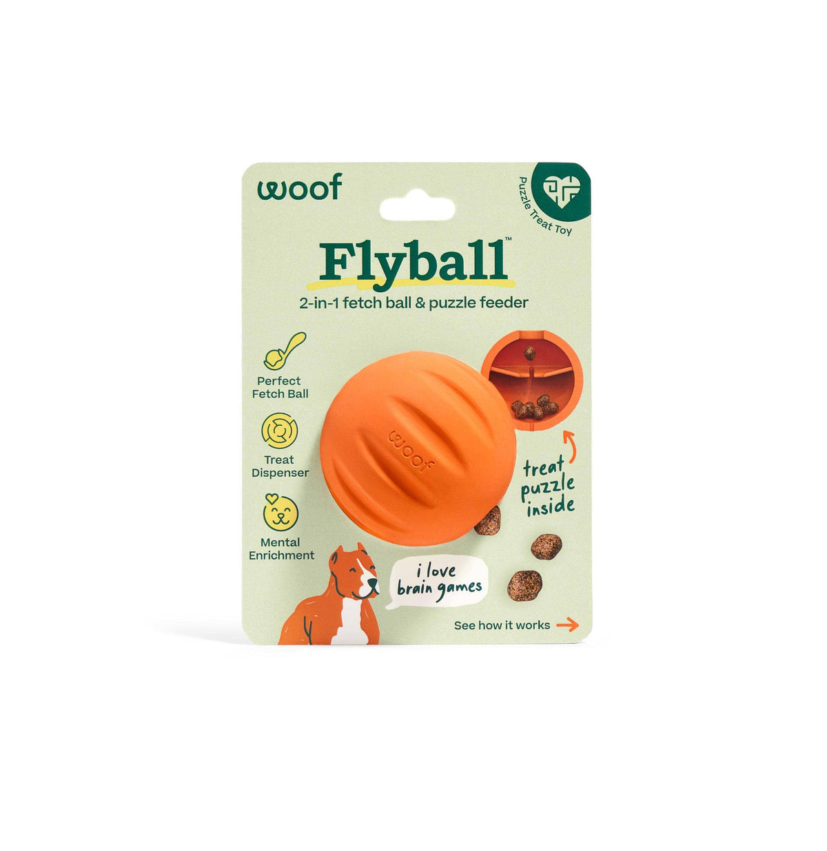 Woof - FlyBall Single: Lavender