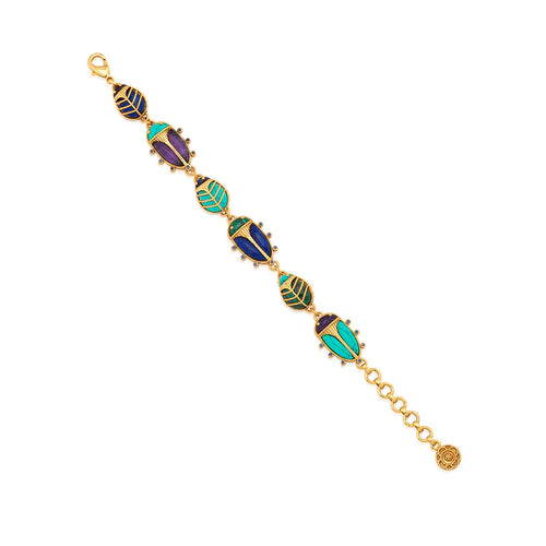 Capucine De Wulf Scarab Family Link Bracelet - Multi