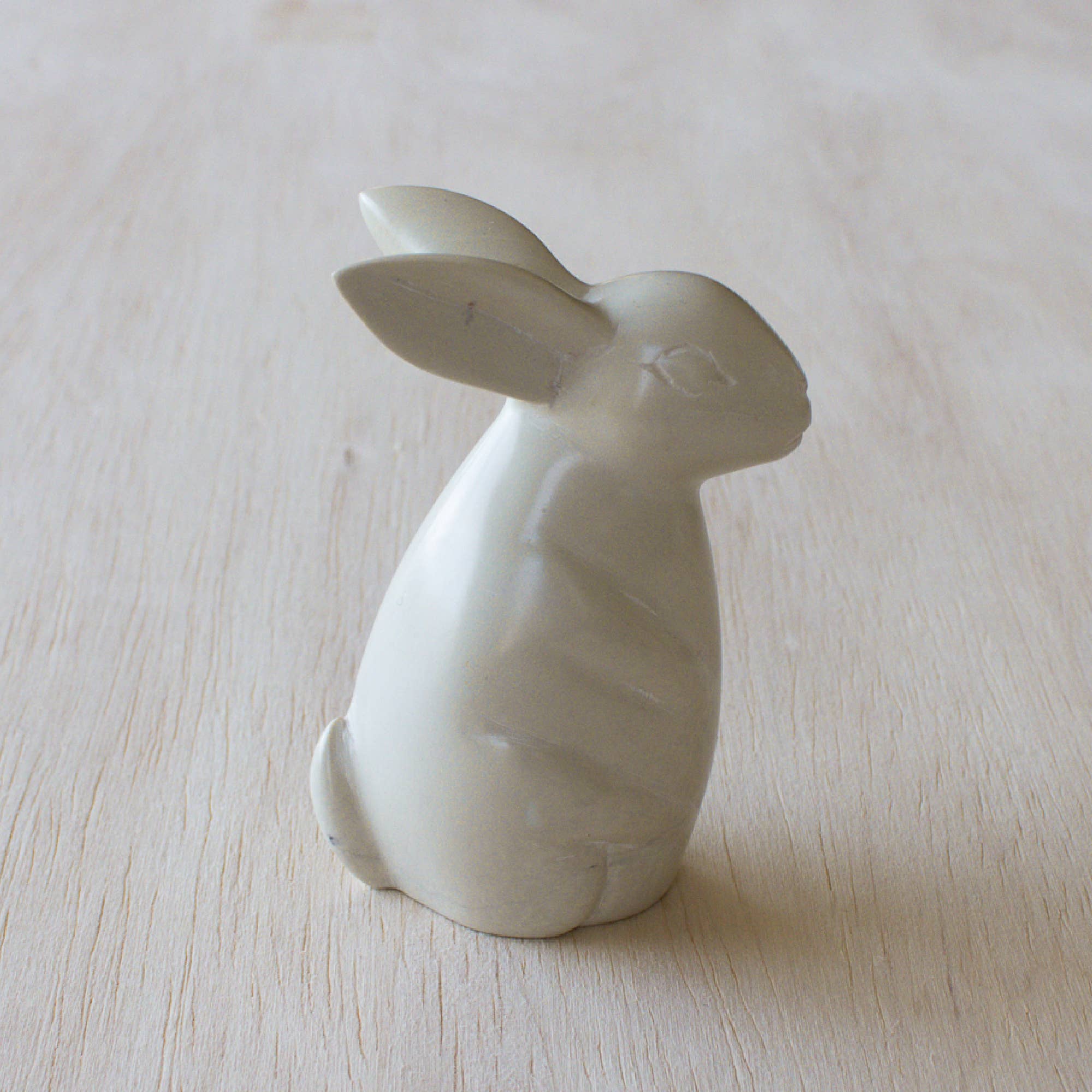 Soapstone Hand-Carved Upright Bunny