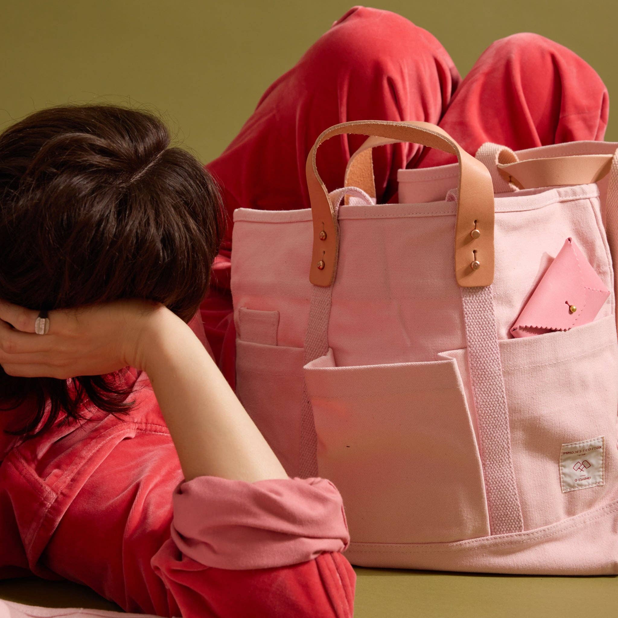 IMMODEST COTTON - Construction Tote | Bubblegum