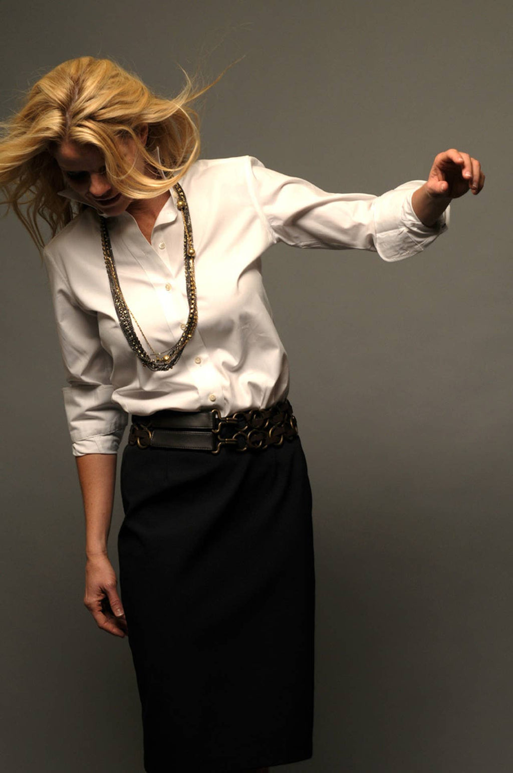 Claridge + King - The Great White Shirt, No. 1 (Pinpoint): XS