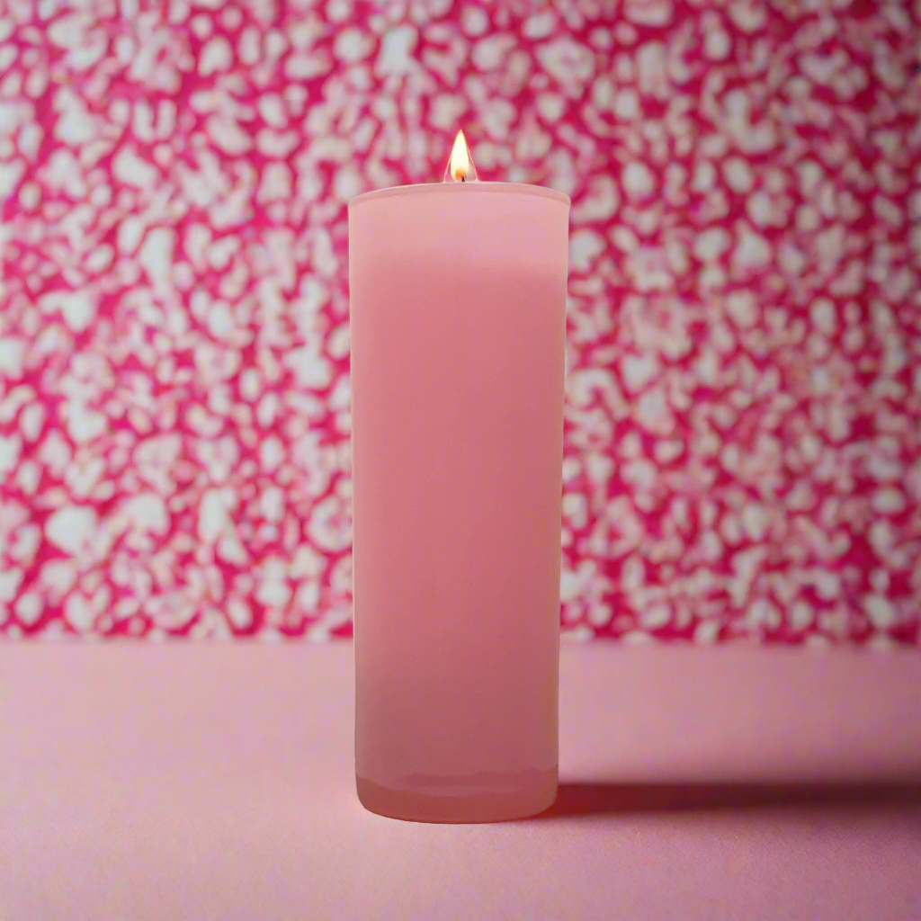 Mixture Home - PRE-WRAPPED 2oz Pink Votive: No. 18 Blanc De Noir