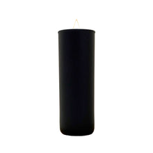 Load image into Gallery viewer, No. 68 Cobalt - Matte Black Glass Votive Candle
