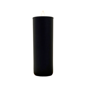 No. 68 Cobalt - Matte Black Glass Votive Candle
