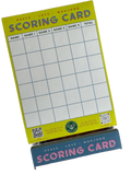 Peace Love Mahjong - Mahjong Scoring Notepad | Chartreuse
