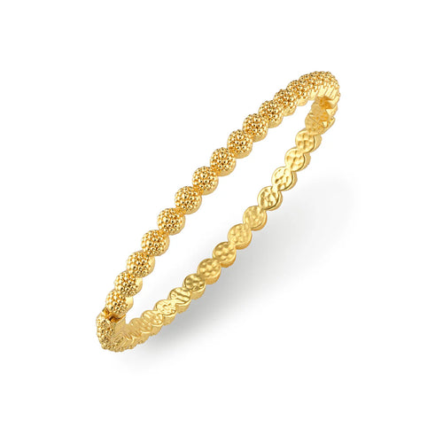Capucine De Wulf Berry Eternity Petite Hinged Bangle - Gold