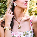 Capucine De Wulf Villandry Fleur Scalloped Cuff