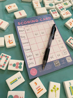 Peace Love Mahjong - Mahjong Scoring Notepad | Light Pink