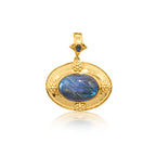 Capucine De Wulf Cleopatra Pendant - Blue Labradorite