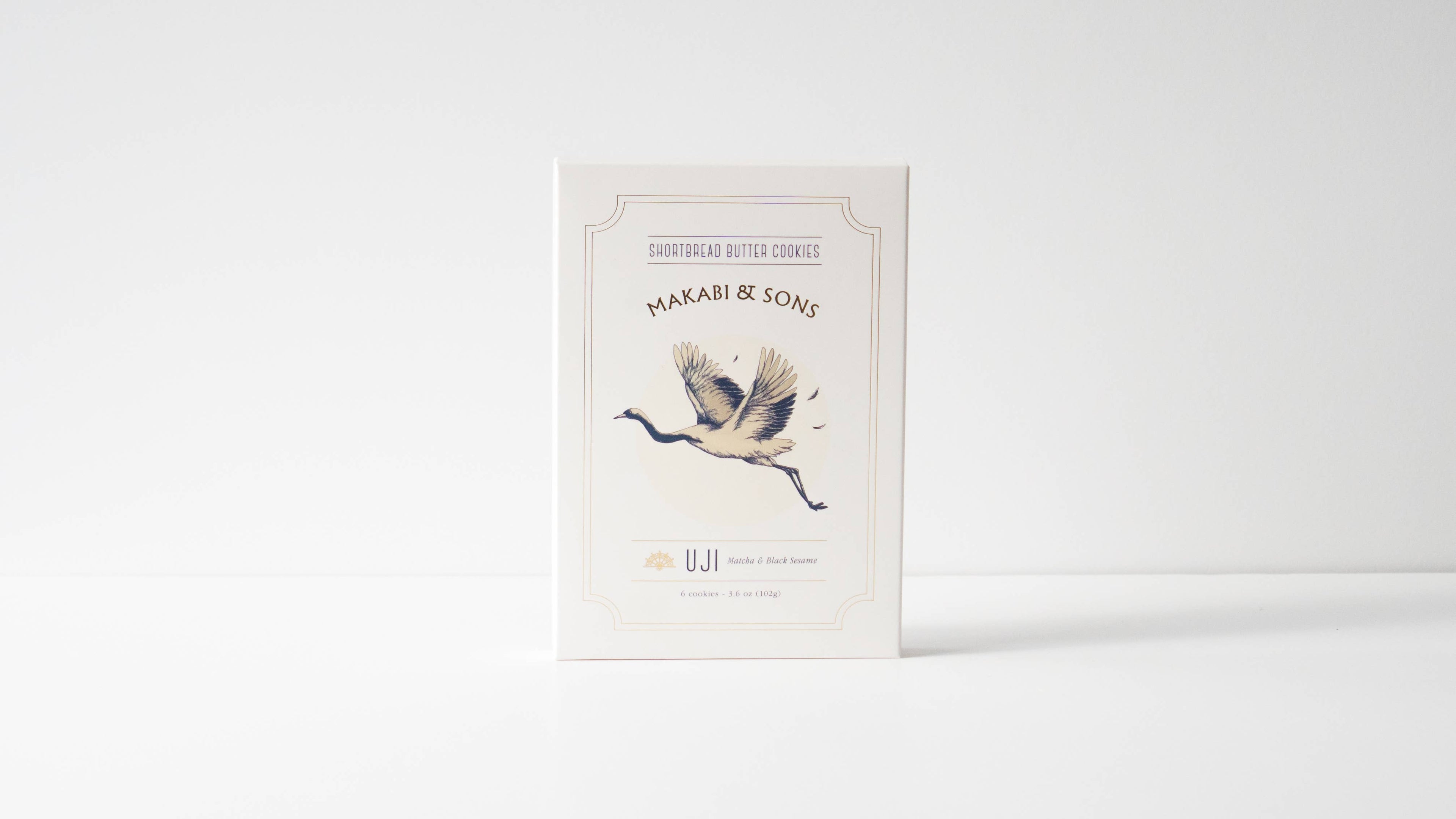 Makabi & Sons - Matcha Toasted Black Sesame Cookies - Uji