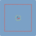 Peace Love Mahjong - Mat | French Blue + Cherries