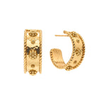 Capucine De Wulf Berry Classic Small Hoop Earrings - Gold