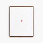 Souvenir Stationery - Red Heart Boxed Card |  Set of 6