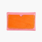 IMMODEST COTTON - Scallop Wallet | Carnation + Orange