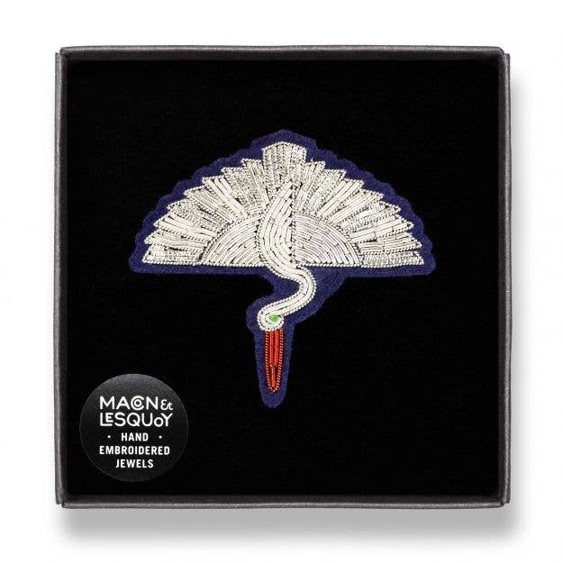 Macon & Lesquoy - Brooch - Cigogne