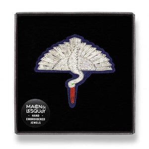 Macon & Lesquoy - Brooch - Cigogne