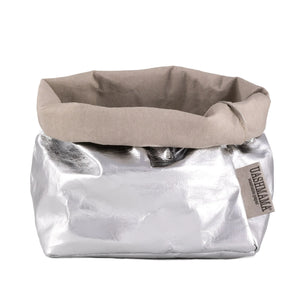 Uashmama Paper Bag - Medium | Silver