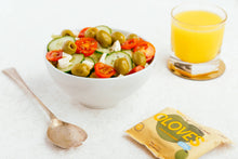 Load image into Gallery viewer, POSHI - Oloves Lemon &amp; Rosemary Pitted Green Olives 1.1oz
