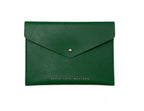 Peace Love Mahjong - Card Clutch: Large | Hunter Green