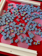 Peace Love Mahjong - Mod Tiles | French Blue