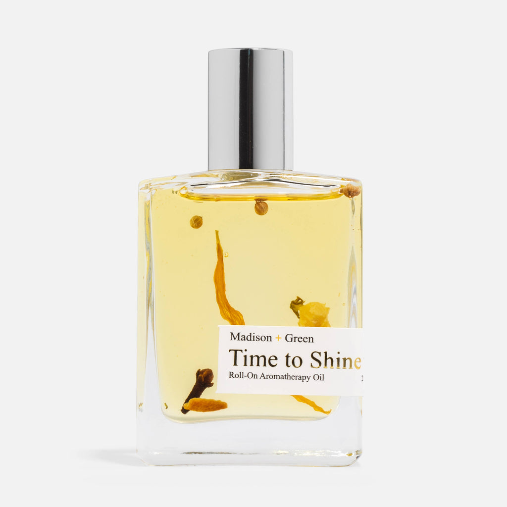 Madison + Green - "Time to Shine" - Aromatherapy Body Oil: Mini Traveler *