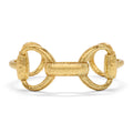Capucine De Wulf Equestrian Snaffle Bit Cuff - Gold