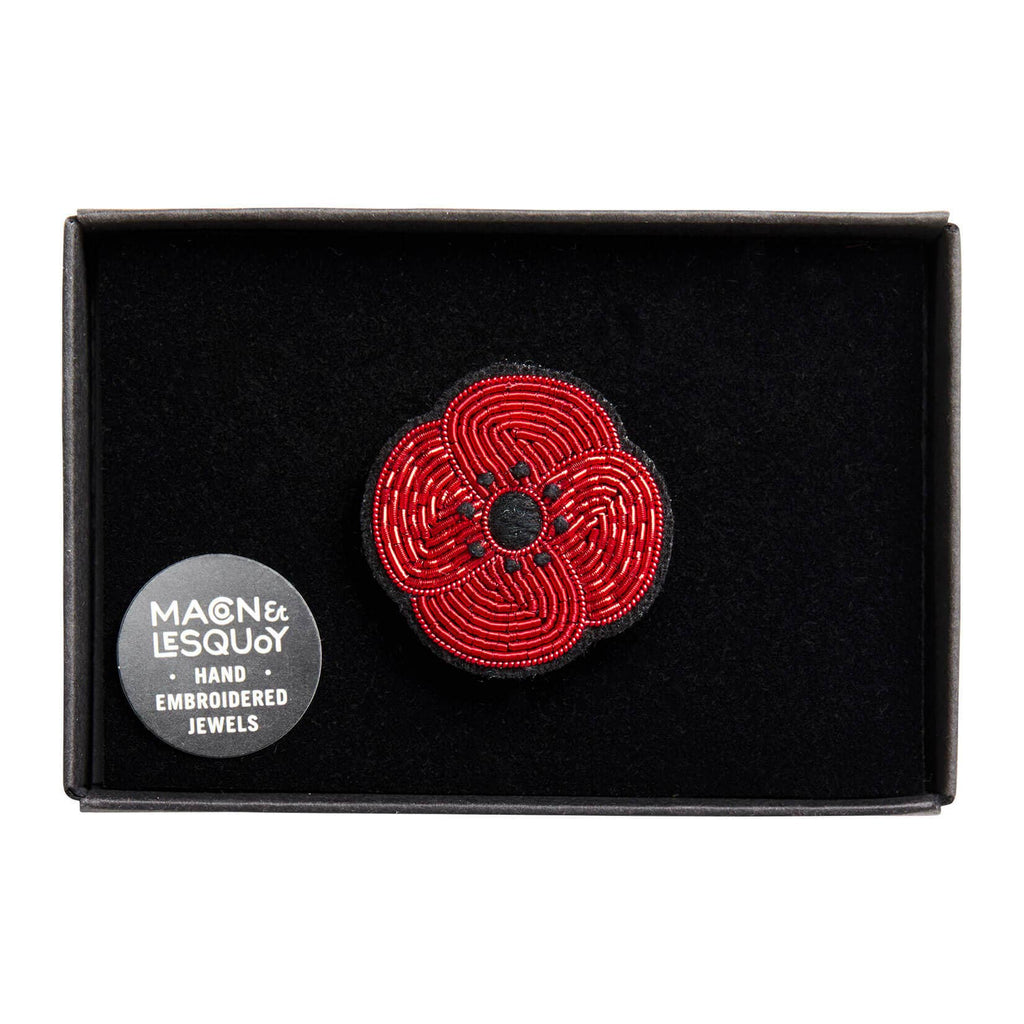 Macon & Lesquoy - Brooch - Small Poppy