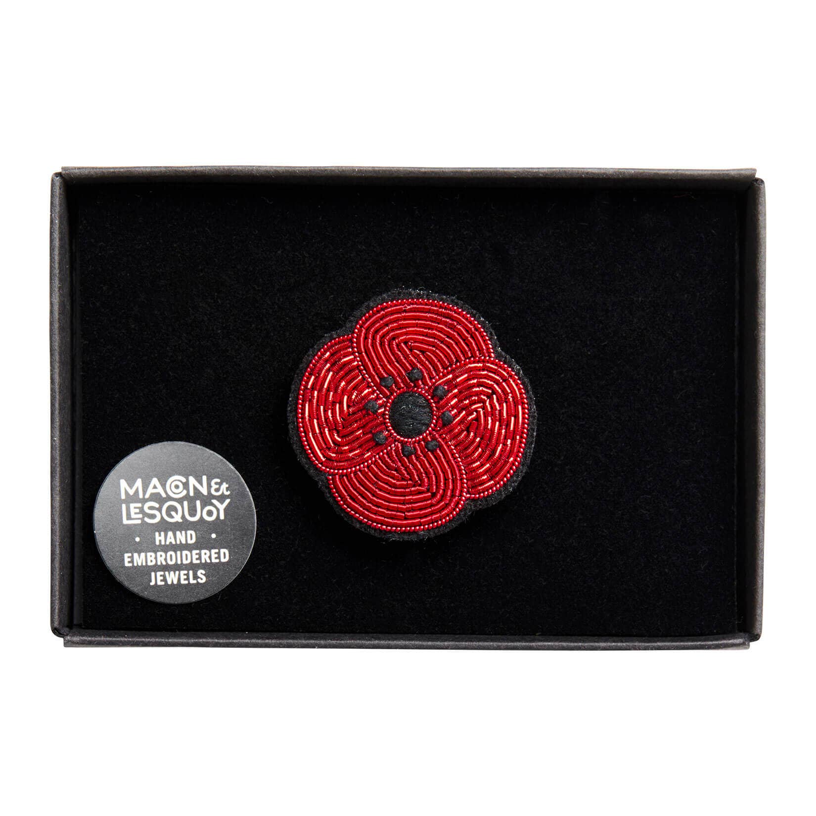 Macon & Lesquoy - Brooch - Small Poppy