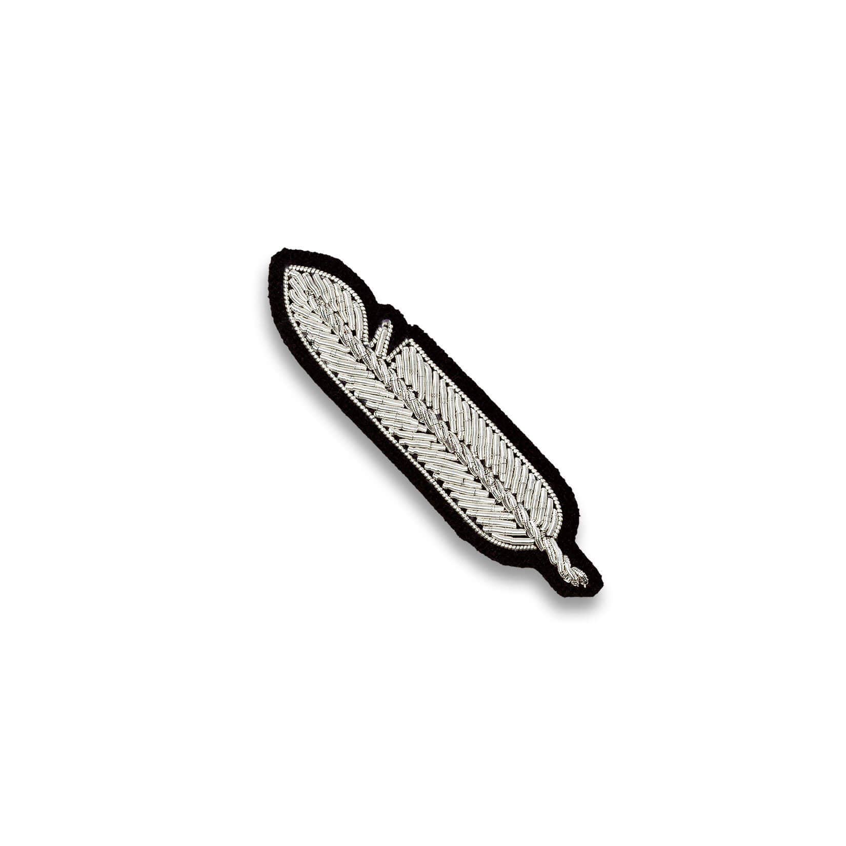 Macon & Lesquoy - Brooch - Small Silver Feather