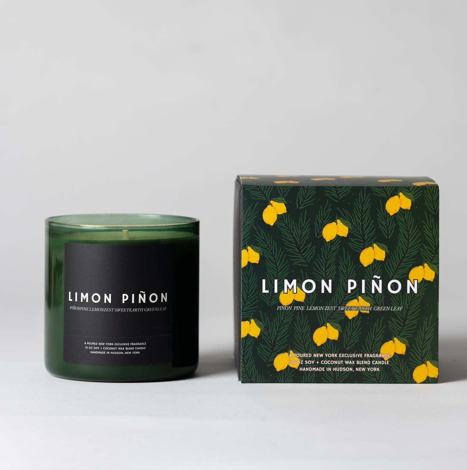 Poured New York Limon Piñon Candle
