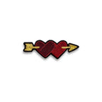 Macon & Lesquoy - Hand embroidered brooch - Lover's Heart