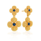 Capucine De Wulf Berry Clover Convertible Duo Earrings - Blue Labradorite