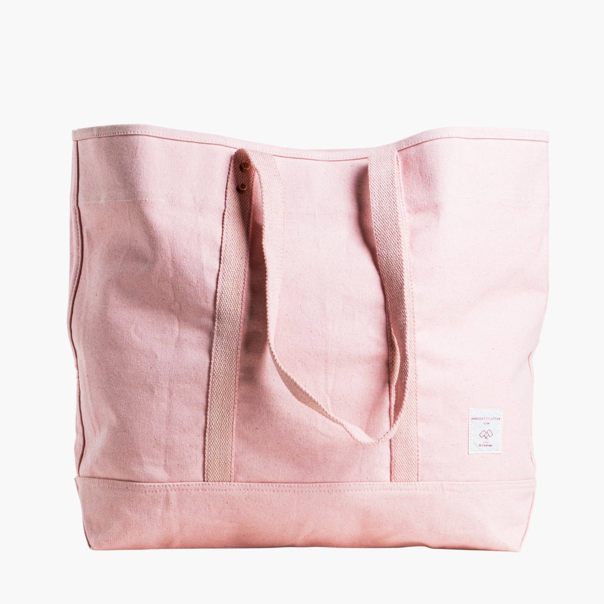 IMMODEST COTTON - Large East West Tote | Bubblegum