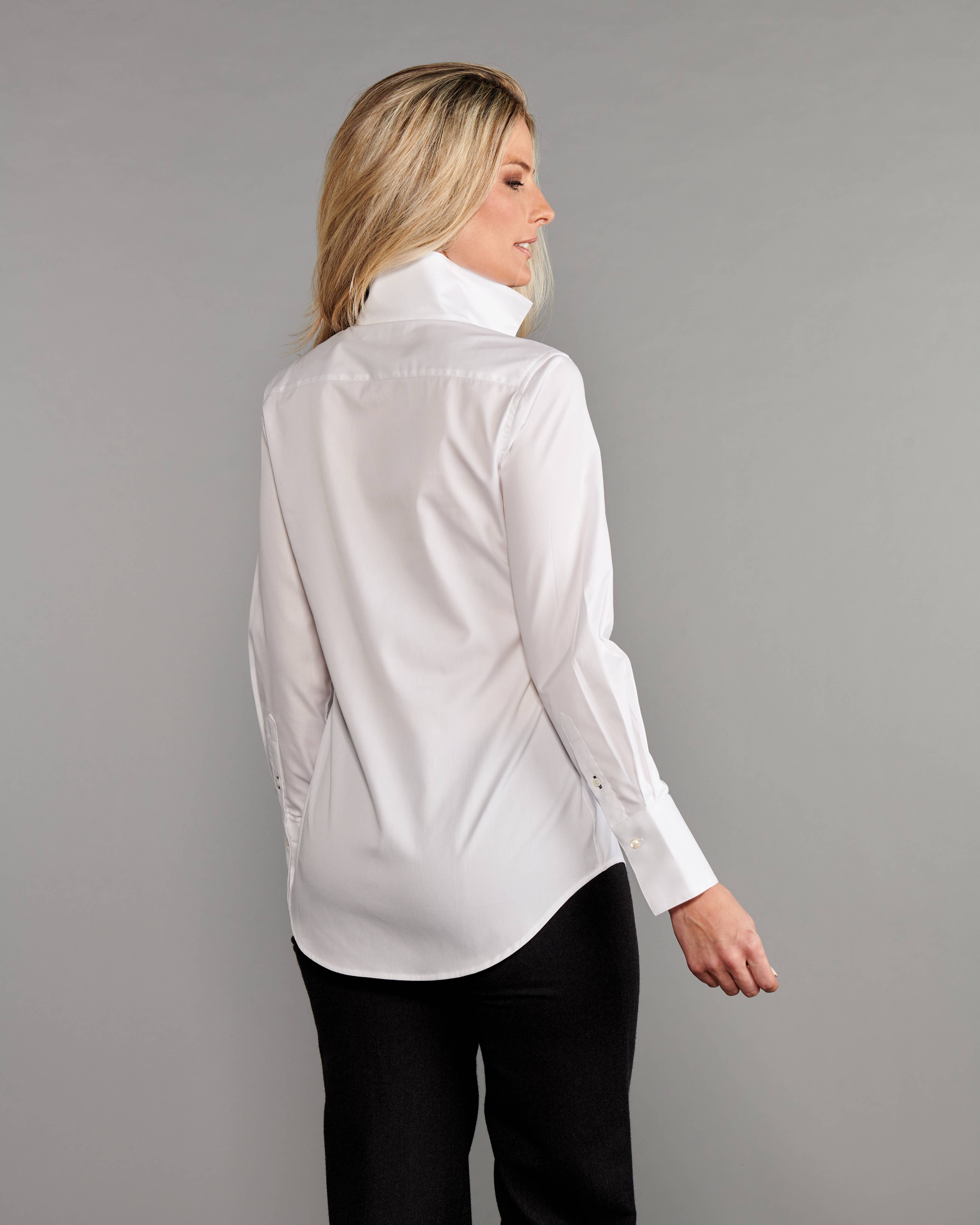 Claridge + King - The League in Crisp White: XL
