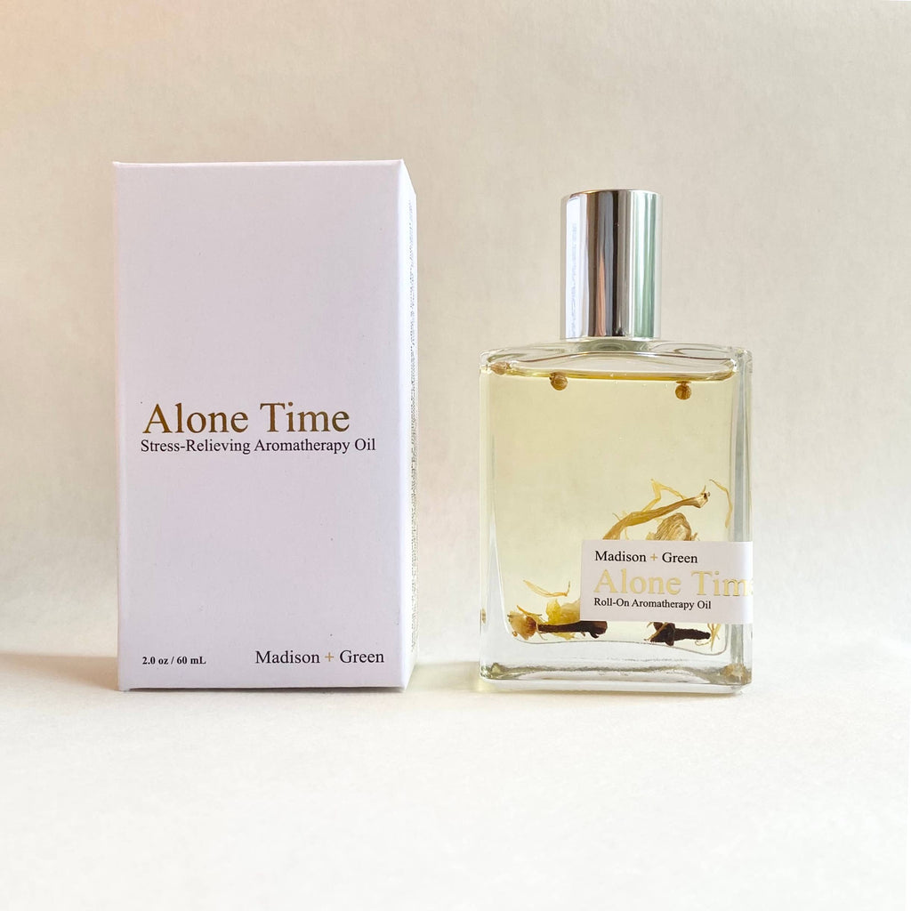 Madison + Green - "Alone Time" - Aromatherapy Body Oil: Mini Traveler *