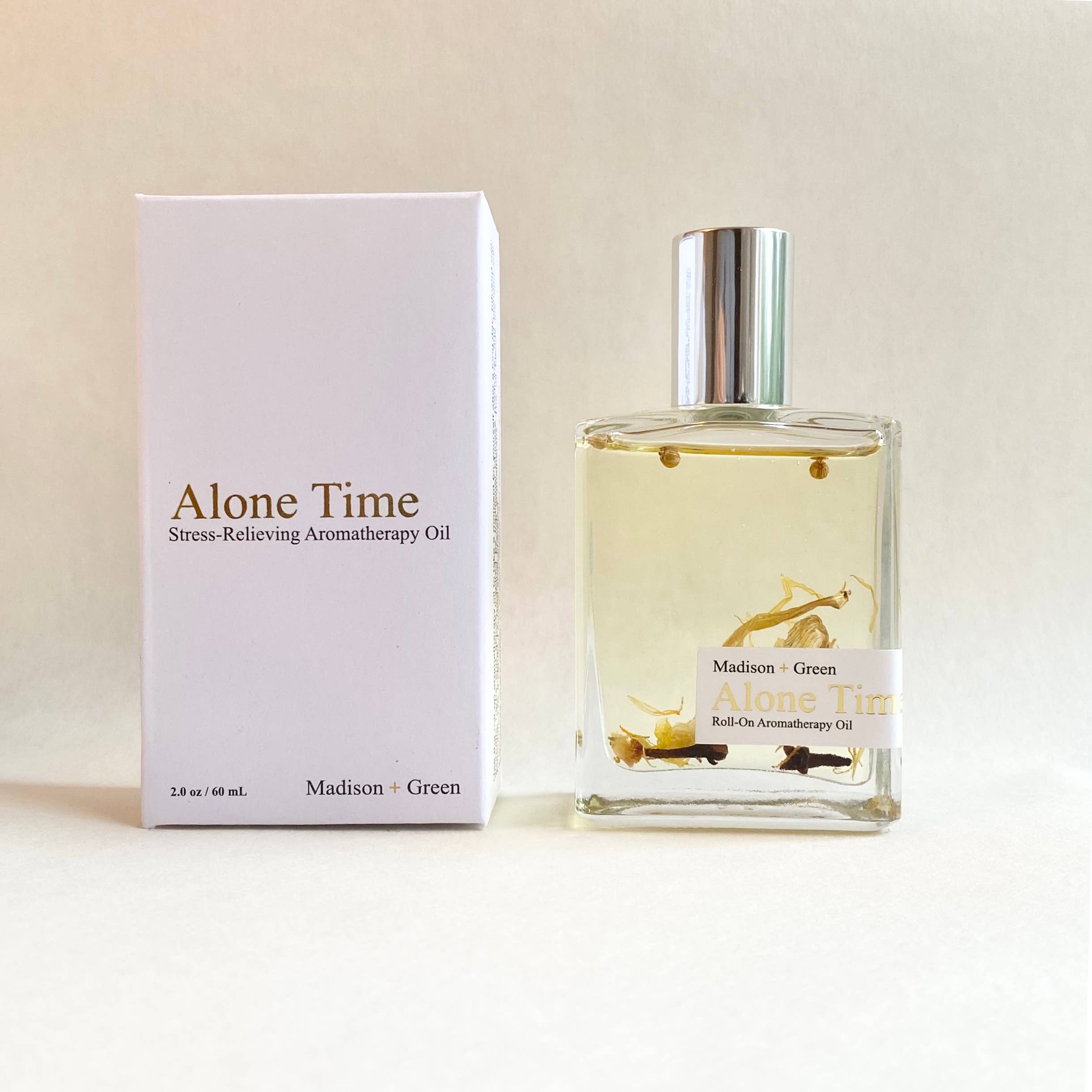 Madison + Green - "Alone Time" - Aromatherapy Body Oil: Mini Traveler *