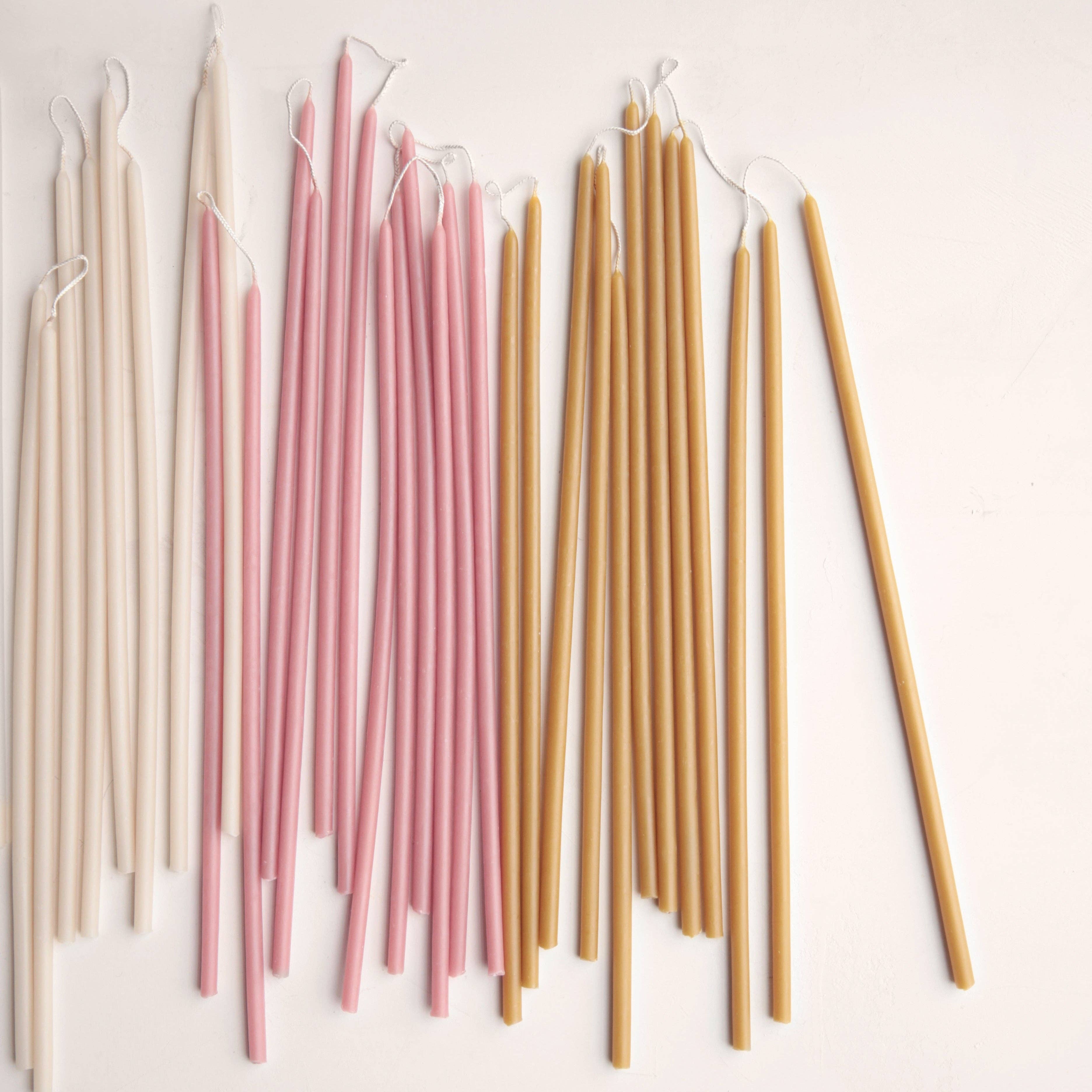 The Floral Society - Beeswax Long Stem Candles: Blossom